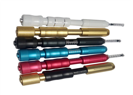 Rotary Hyaluronic Acid Pen Gold Hyaluron Needle Gratis Pengisi Bibir 0.4kg