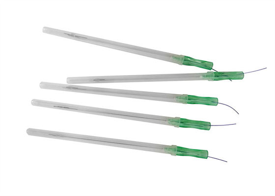 Ungu PDO PCL PLLA Threads Face Lifting L Jenis Jarum 21g 23g