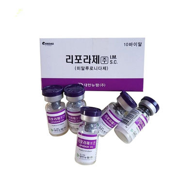 Pengisi Dermal Asam Hyaluronic 1500 IU 3ml Hyaluronidase Liporase
