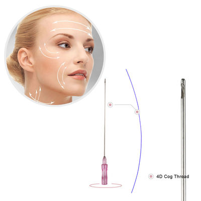 Polidioxanona Fio De Sutura Cannula Cog Barbed Thread cog 2-1 3-1 4-1 5-1 3D 4D Lift