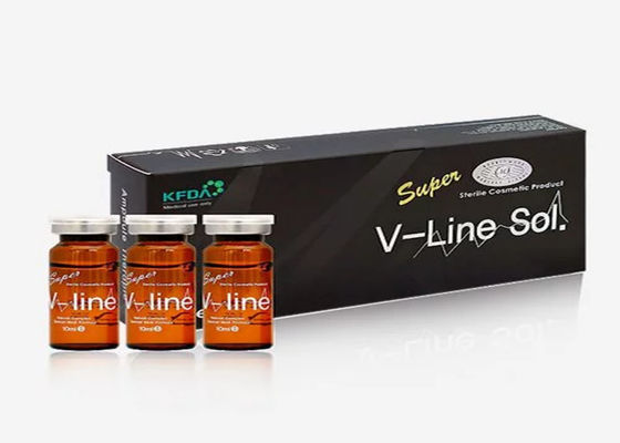 5pcs*10ml Injeksi Larut Lemak Wajah Lipolysis Super V Line Sol