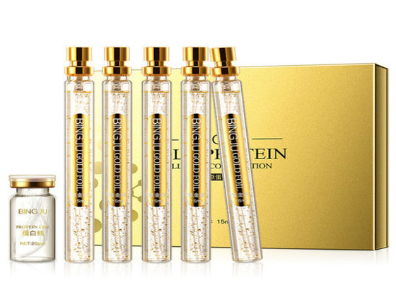 Anti Penuaan Mengangkat Esensi Emas Ukiran Garis Peptida 24k