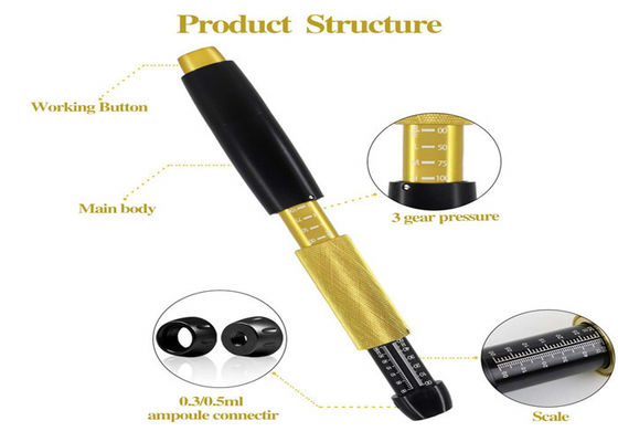 Dermal 0.3ml 0.5ml Hyaluron Lip Pena Filler Medis CE ISO 13485