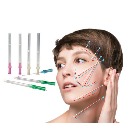 Ungu Muda Mono 19G 21G PDO Thread Lift Eyes 38mm 60mm 90mm
