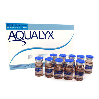 UK 8ml X10 Vial Aqualyx Injeksi Larut Lemak Lipolisis Lipolisis Pengurangan Lemak
