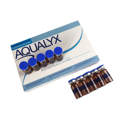 UK 8ml X10 Vial Aqualyx Injeksi Larut Lemak Lipolisis Lipolisis Pengurangan Lemak
