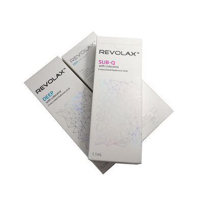 Hyaluronic Acid Dermal Filler Berkualitas Tinggi Revolax 1.1ml Deep Sub-Q Untuk Bibir