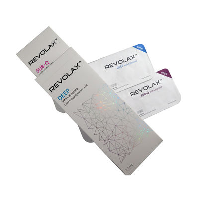 Hyaluronic Acid Dermal Filler Berkualitas Tinggi Revolax 1.1ml Deep Sub-Q Untuk Bibir