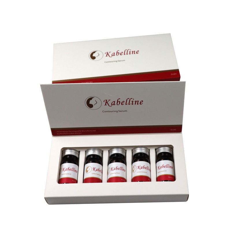 Suntikan Pelarut Lemak Kabelline Lipolisis Wajah 8ml*5 Vial pengobatan obesitas kybella