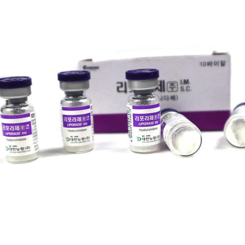 Transparan Liporase Hyaluronidase 1500iu Lyophilized 1500u Untuk Larut HA Acid Liporase