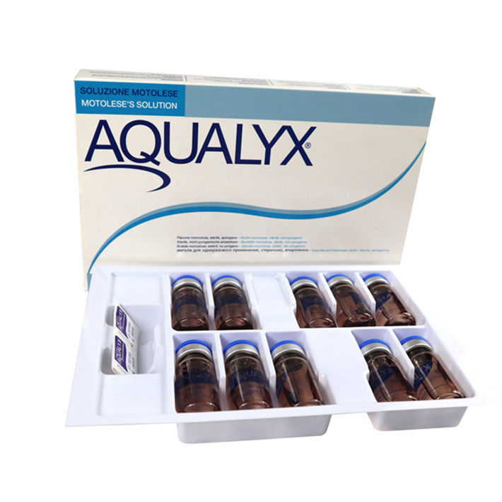 Barang Kecantikan Aqualyx Pelarut Lemak untuk Penurunan Berat Badan garis V tubuh dan wajah