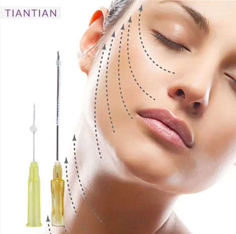 Pdo Pcl Plla Thread Mono Blunt W 30g13mm25mm untuk Under Eye Bag Eyebrow Fox Eyes Lifting Thread Fishbone Molding Cog