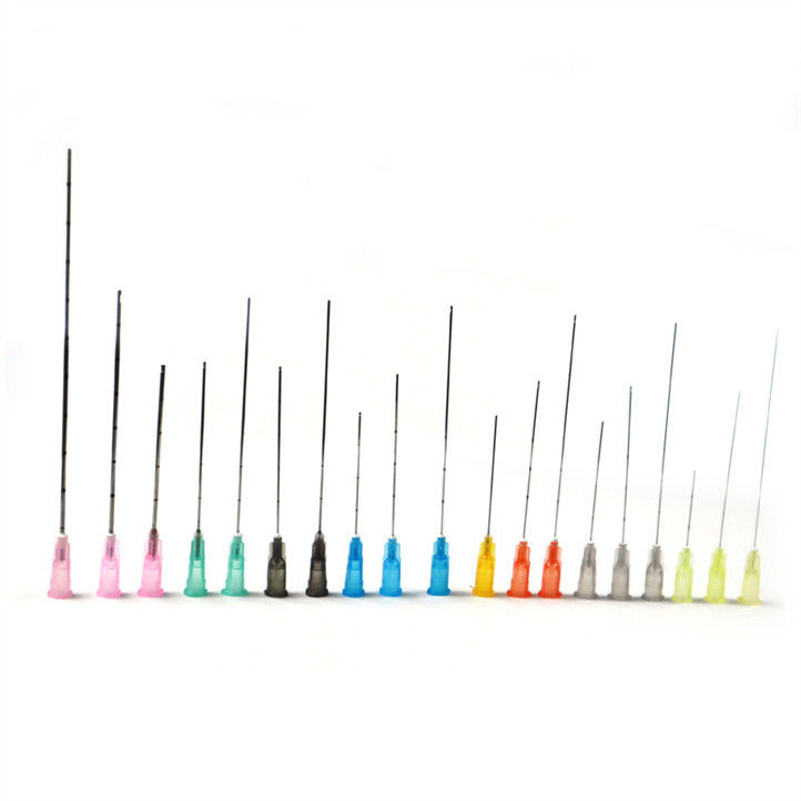 Filler injeksi sekali pakai 304 stainless steel Blunt Cannula semua ukuran 18g-30g Blunt jarum