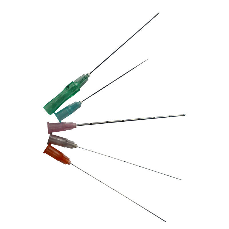 Jarum Ujung Tumpul Micro Cannula Kecantikan 14g 15g 16g 18g 22g 38mm 50mm 60mm 70mm