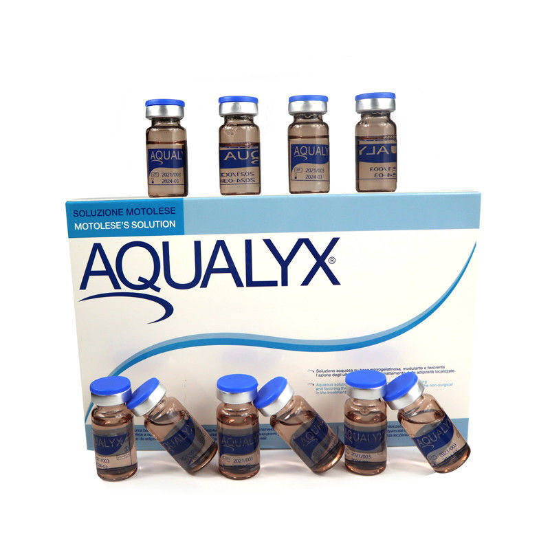 Injeksi larut lemak Aqualyx lipolysis injeksi kabeline ppcs kehilangan larutan berat 8ml x 10 botol AQUALYX