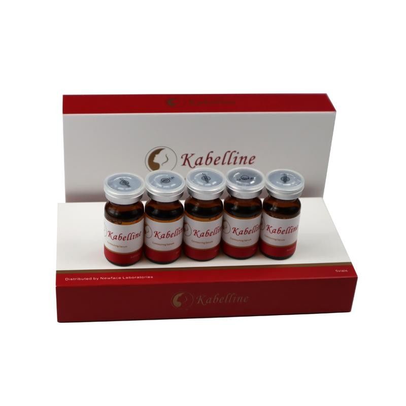 Injeksi Larut Lemak Kabelline 5 Vial X8ml Solusi Penghilang Berat Wajah Dan Tubuh Serum Kontur Barang Kecantikan