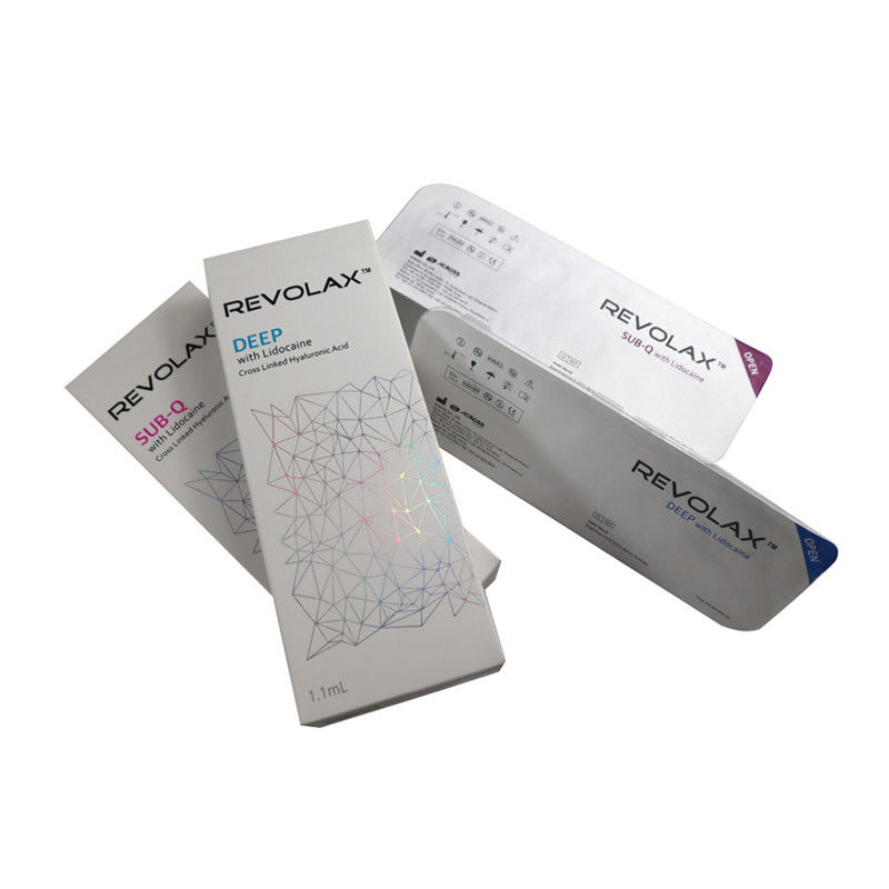 Hyaluronic Acid Dermal Filler Berkualitas Tinggi Revolax 1.1ml Deep Sub-Q Untuk Bibir